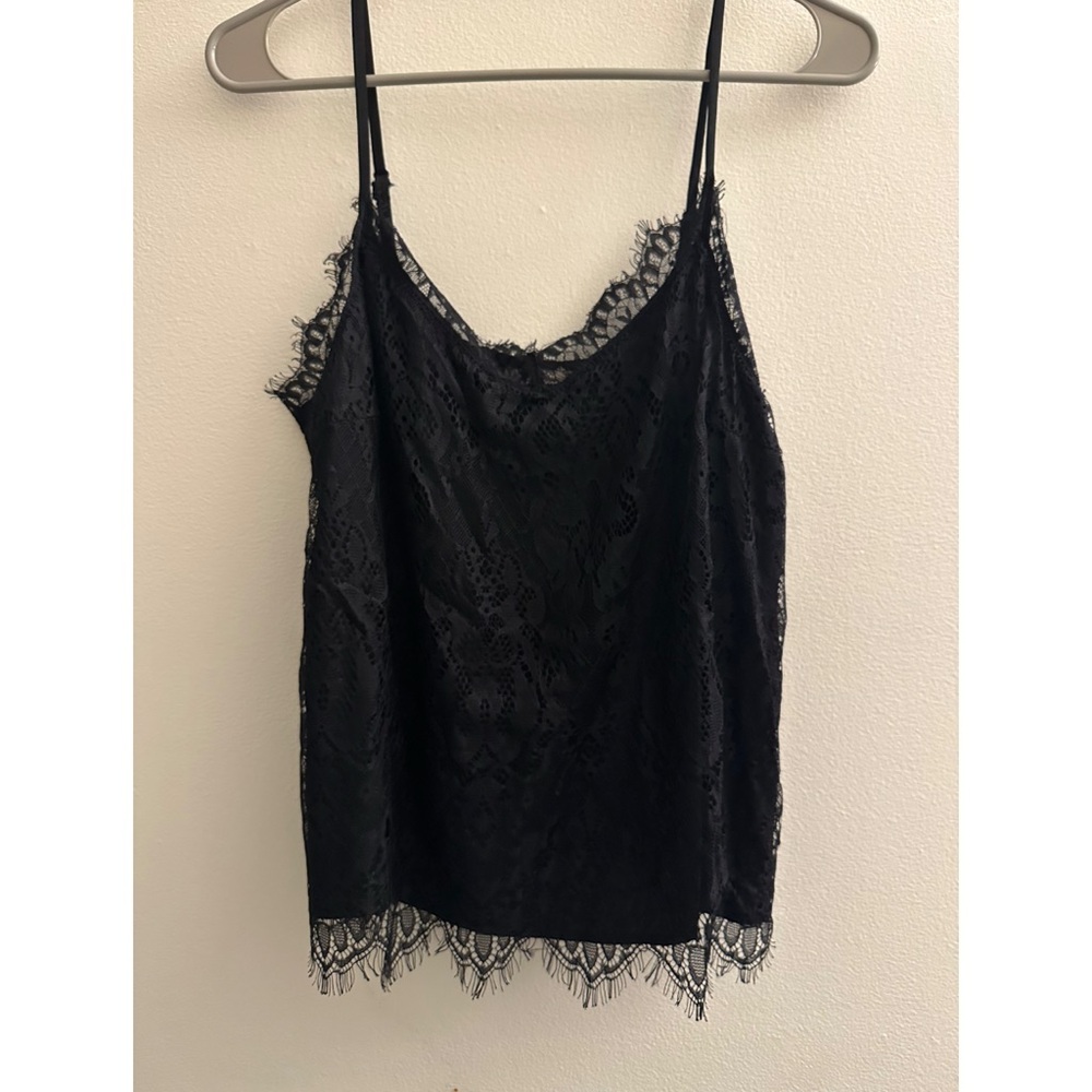 Miami Black Lace Camisole Top